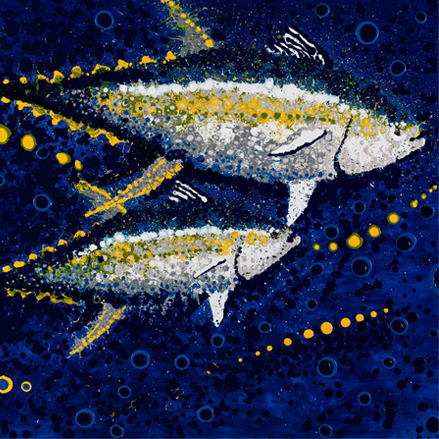 Yellow Fin Tuna, an artwork by Timothy Raines